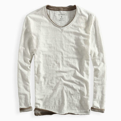 Louvel | Riku cotton long-sleeved shirt