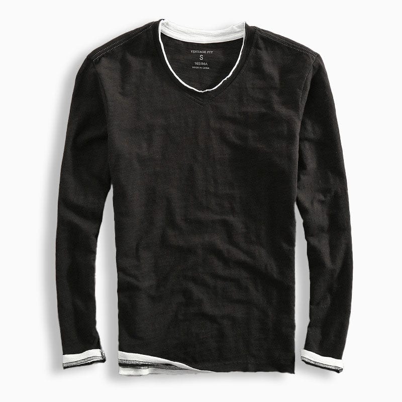 Louvel | Riku cotton long-sleeved shirt